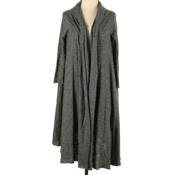 Free People Vintage Grey Cardigan Sweater - Picture 3 of 6